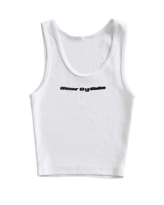 core white crop top