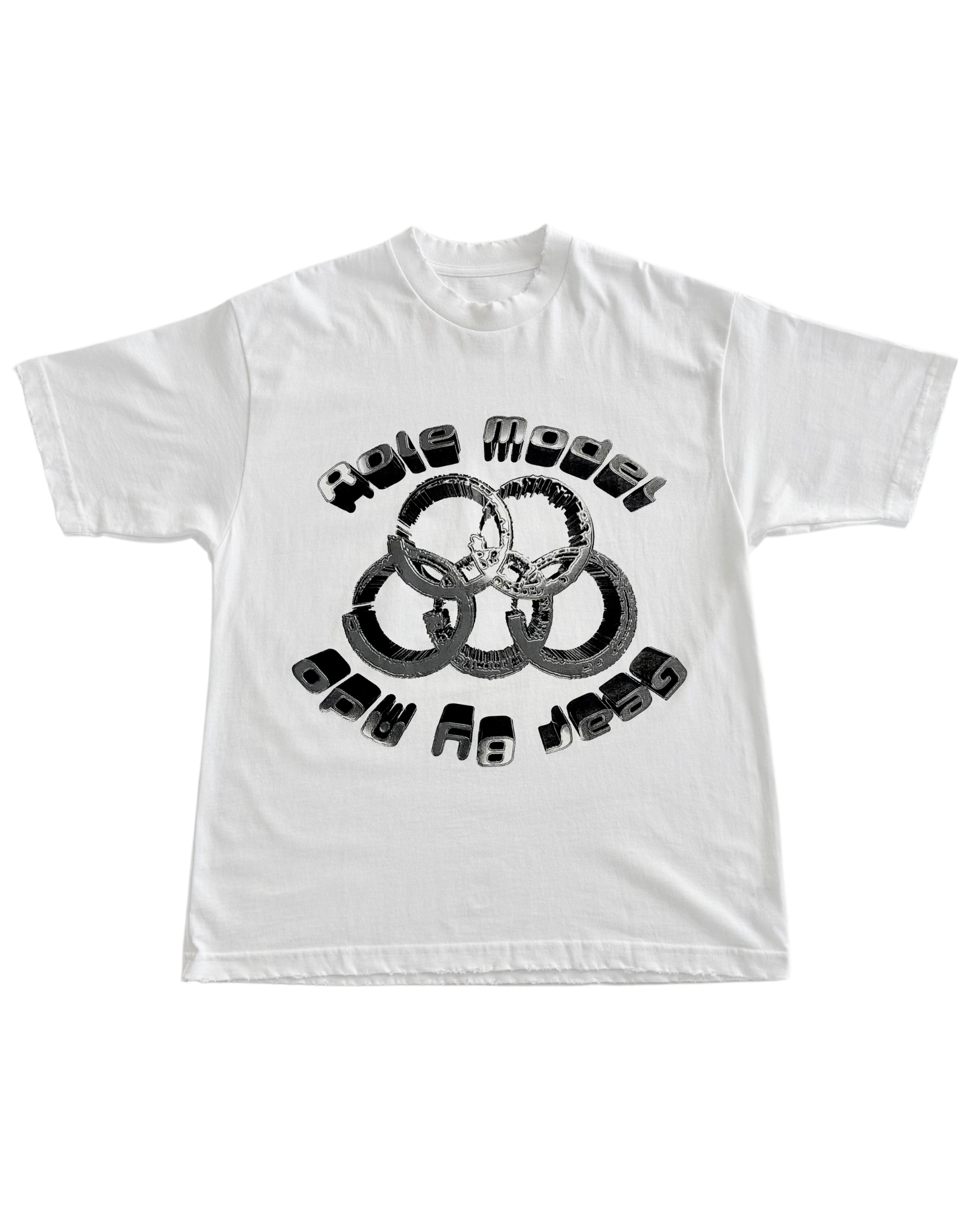 role model distress tee
