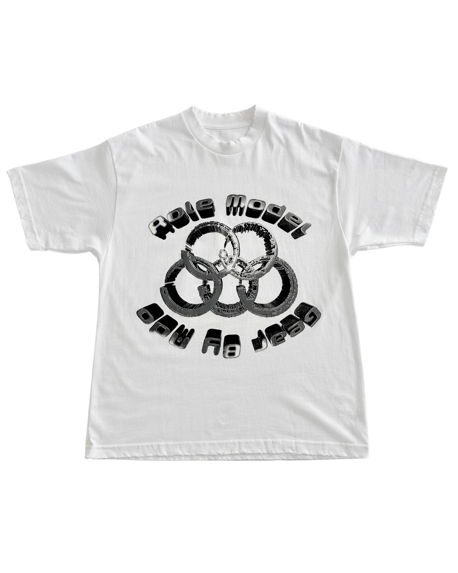 role model distress tee