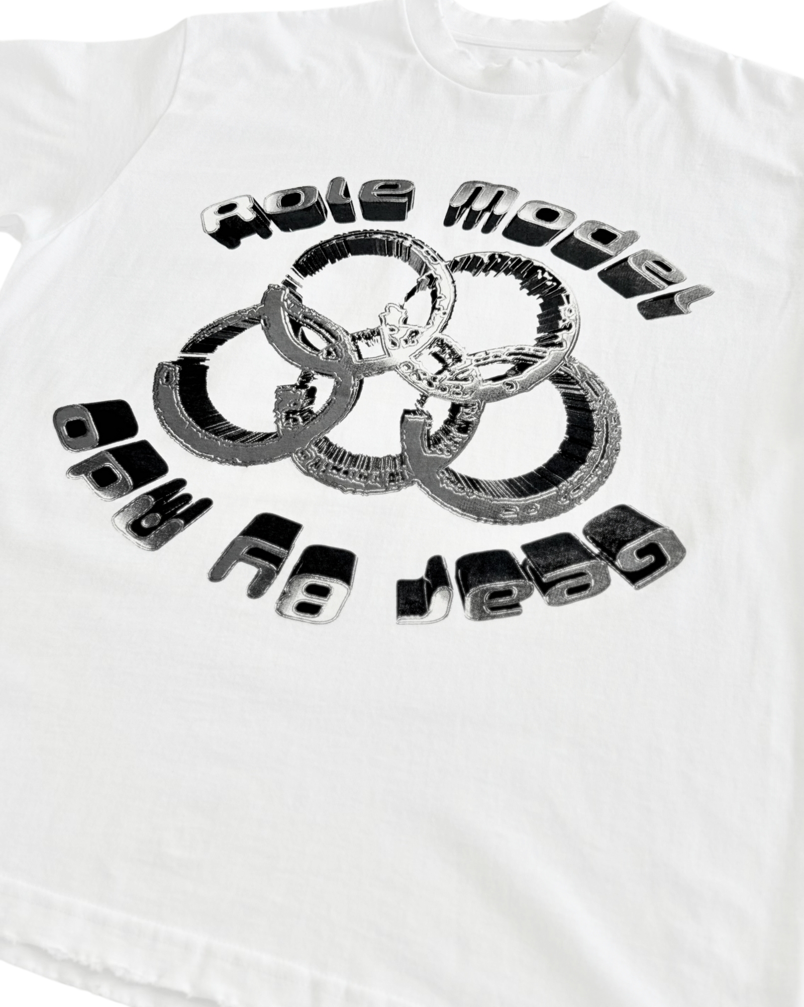 role model distress tee