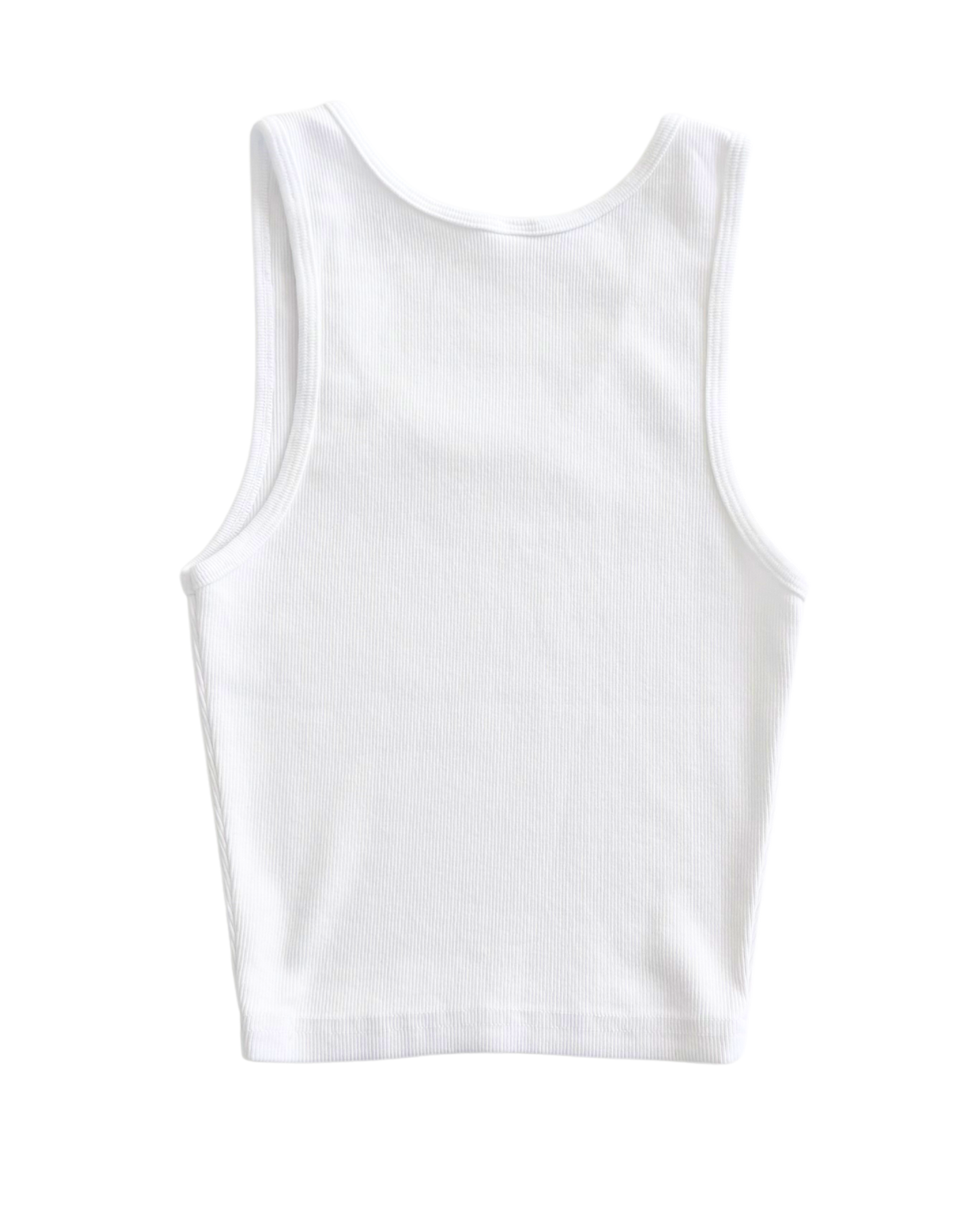 core white crop top