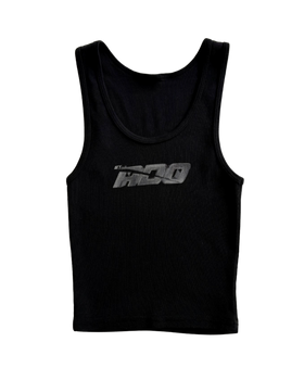 femme-logo crop top