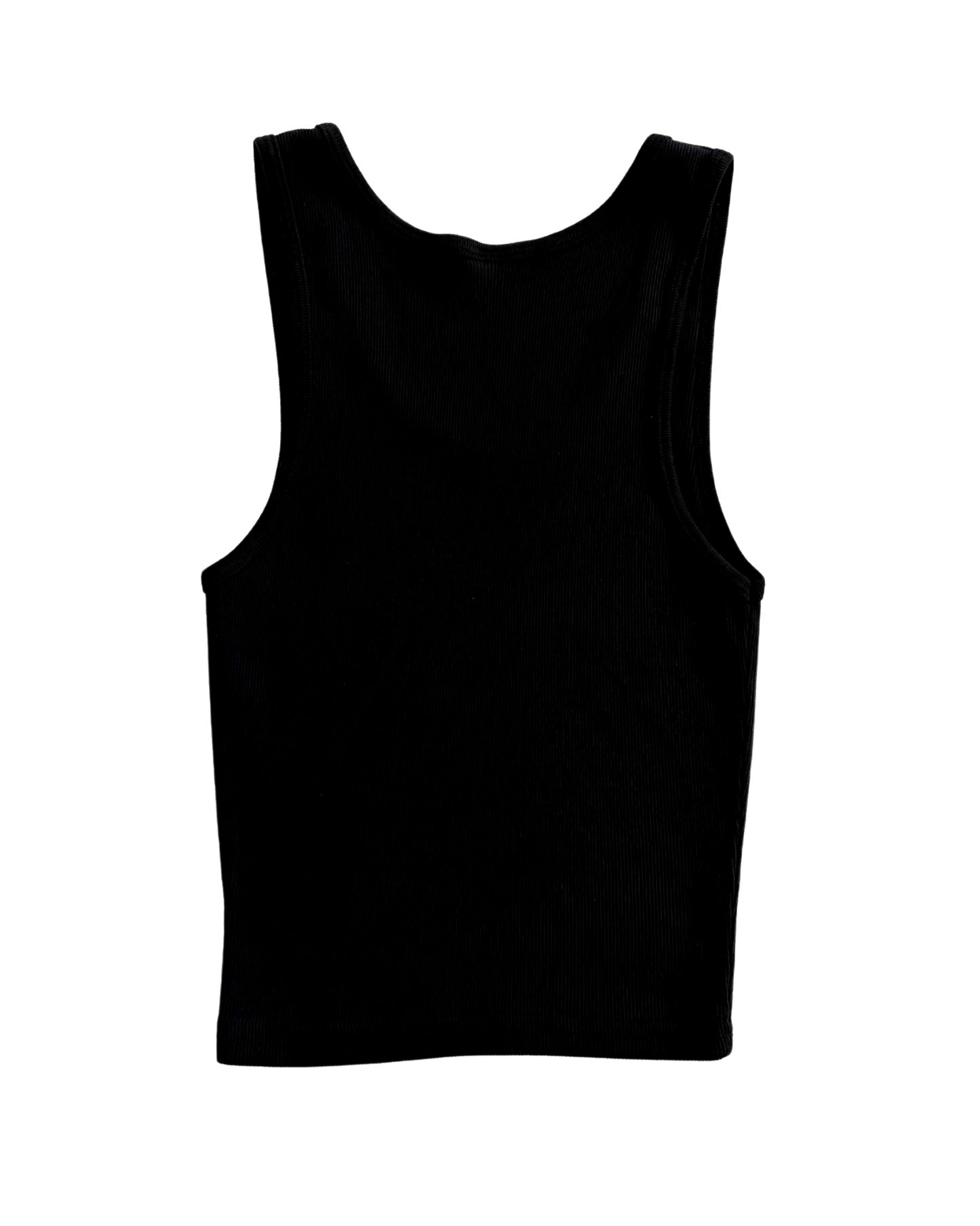 logo black crop top