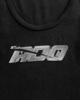 femme-logo crop top