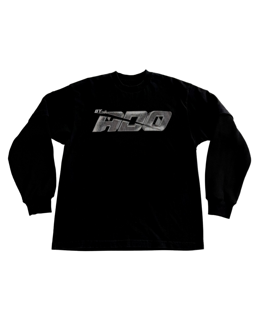 logo black thermal long sleeve