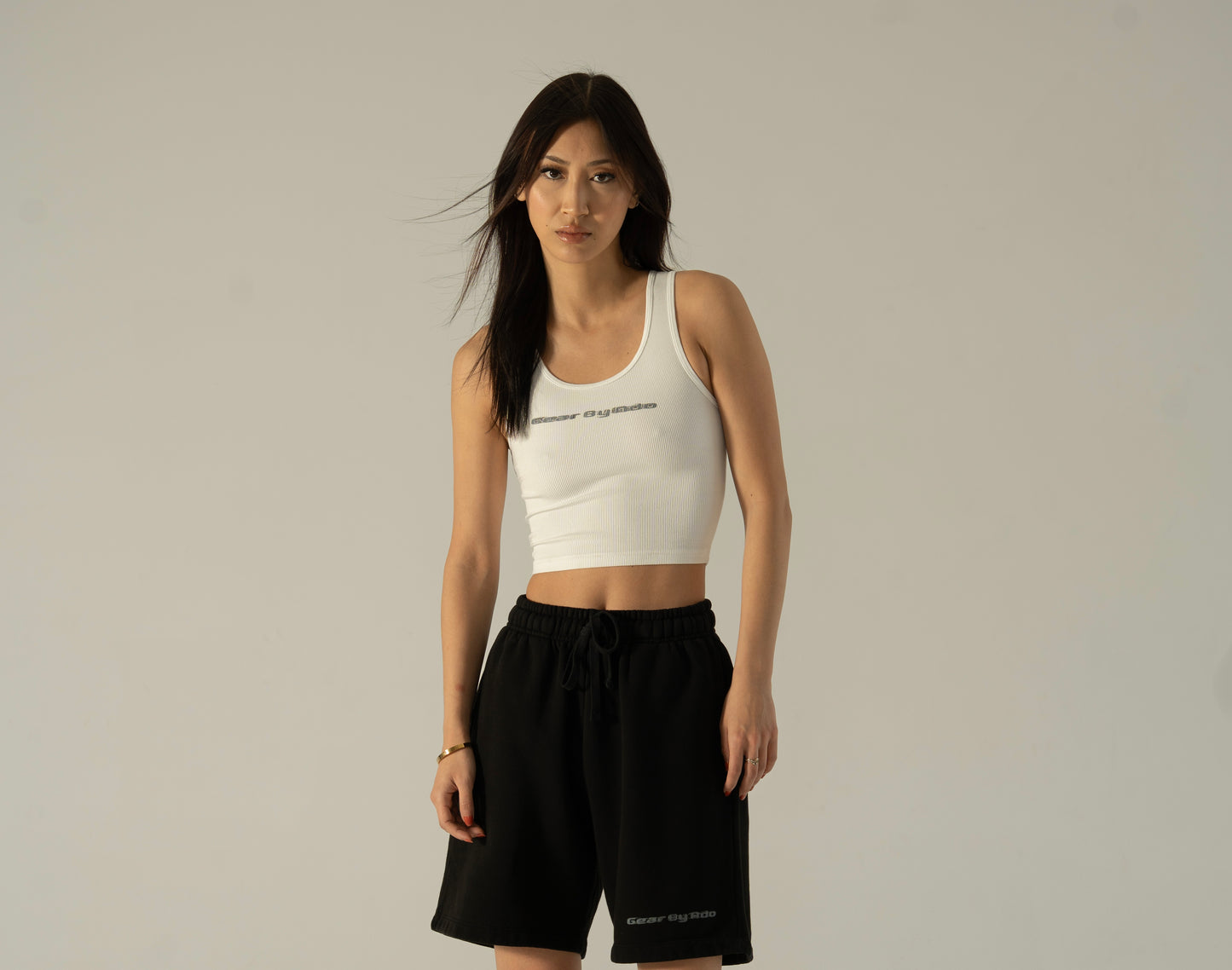 core white crop top